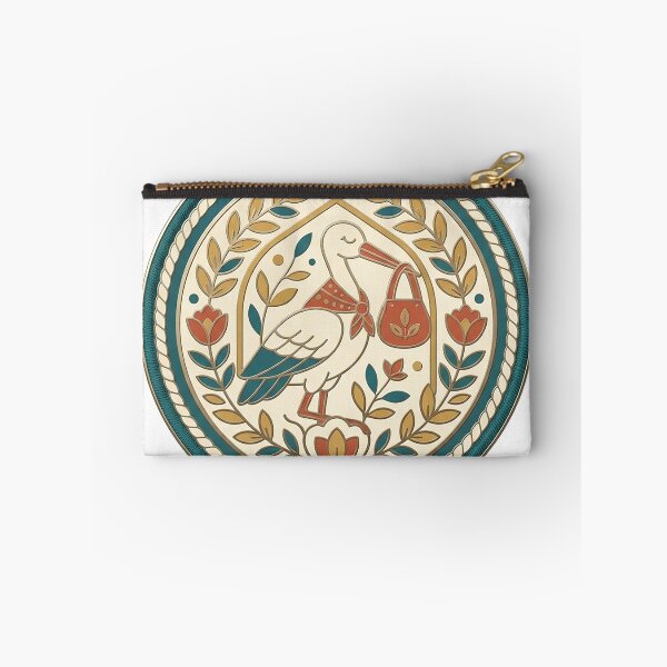 Item preview, Midwife Stork Enamel Badge designed and sold by eduardoroa22.