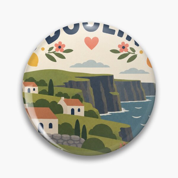 Item preview, Doolin Ireland Travel Souvenir Modern Folk Art designed and sold by VisualArtsOasis.