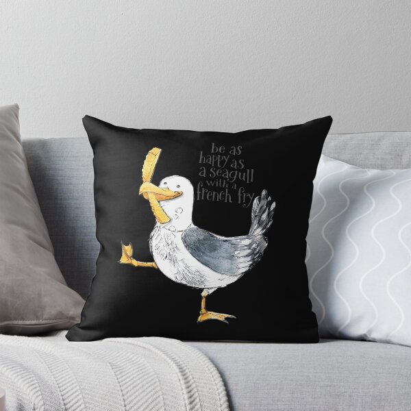 Item preview, Be As Happy As A Seagull With A French Fry Seagull designed and sold by aleggsaurus.