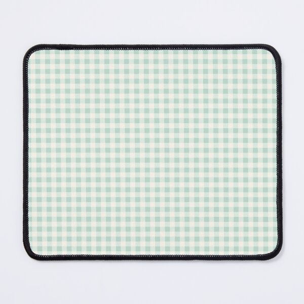 Item preview, Seafoam Gingham - Mint Green Plaid Check Pattern designed and sold by penny+florence.