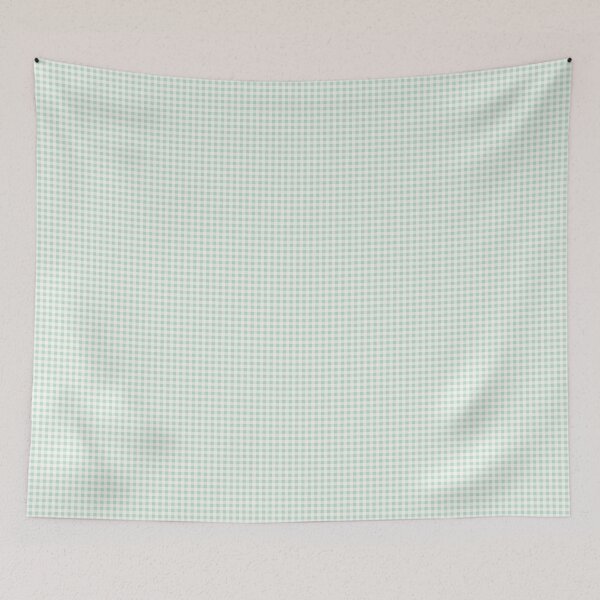Item preview, Seafoam Gingham - Mint Green Plaid Check Pattern designed and sold by penny+florence.