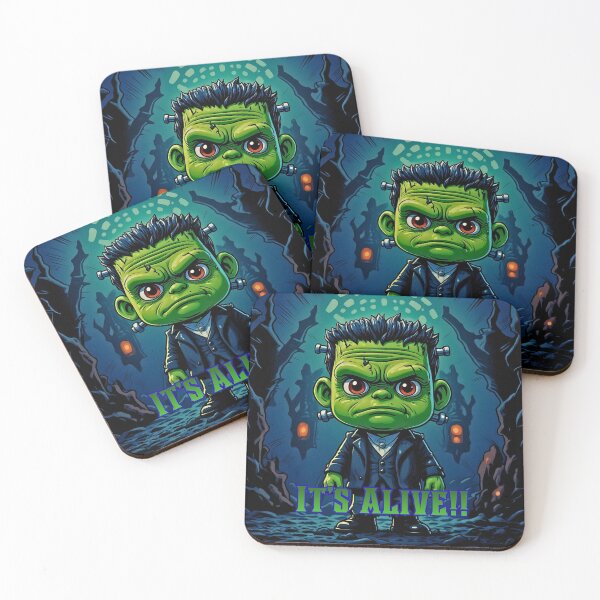 Item preview, Chibi Frankenstein – “It’s Alive!!” Halloween Fan Art designed and sold by AADesigns42.