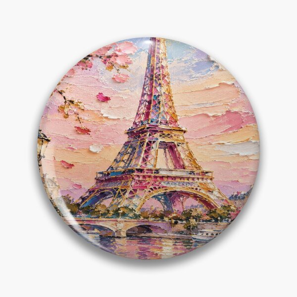 Item preview, Paris in Bloom Impasto designed and sold by DaryaArtFrance.