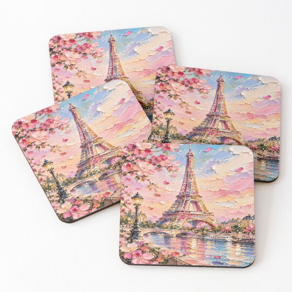 Item preview, Paris in Bloom Impasto designed and sold by DaryaArtFrance.