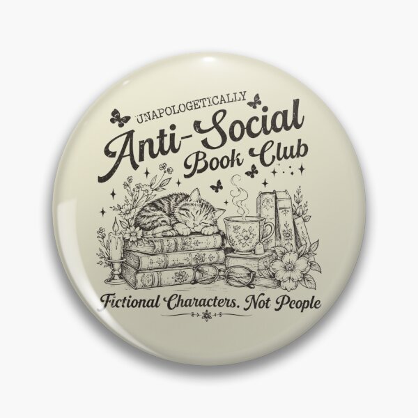 Item preview, Anti-Social Book Club – Vintage Books & Literary Humor designed and sold by hamadacolonel.