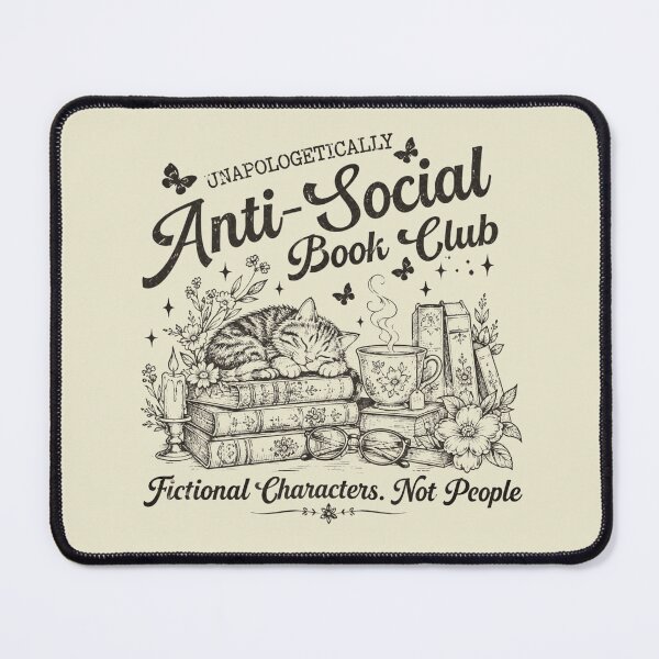 Item preview, Anti-Social Book Club – Vintage Books & Literary Humor designed and sold by hamadacolonel.