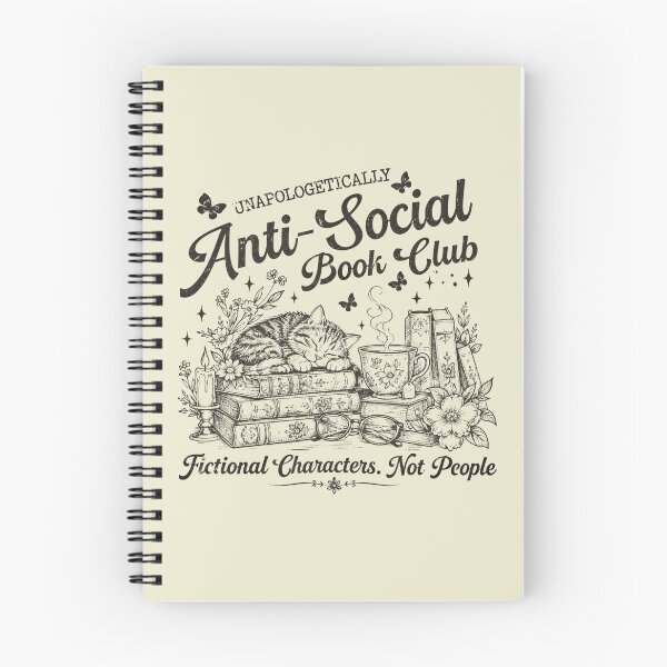 Item preview, Anti-Social Book Club – Vintage Books & Literary Humor designed and sold by hamadacolonel.