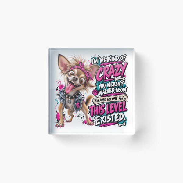 Item preview, Crazy Three Legged Chihuahua Funny Tripod Dog designed and sold by HippyRikky.