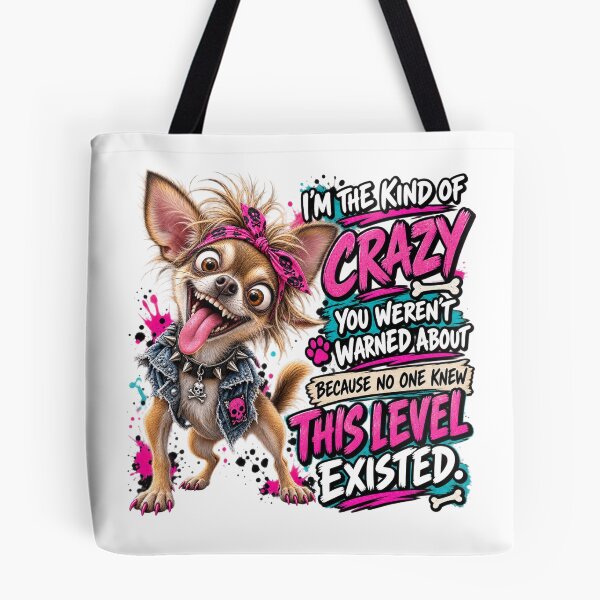 Item preview, Crazy Three Legged Chihuahua Funny Tripod Dog designed and sold by HippyRikky.