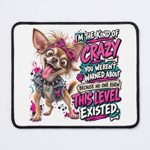 Item preview, Crazy Three Legged Chihuahua Funny Tripod Dog designed and sold by HippyRikky.