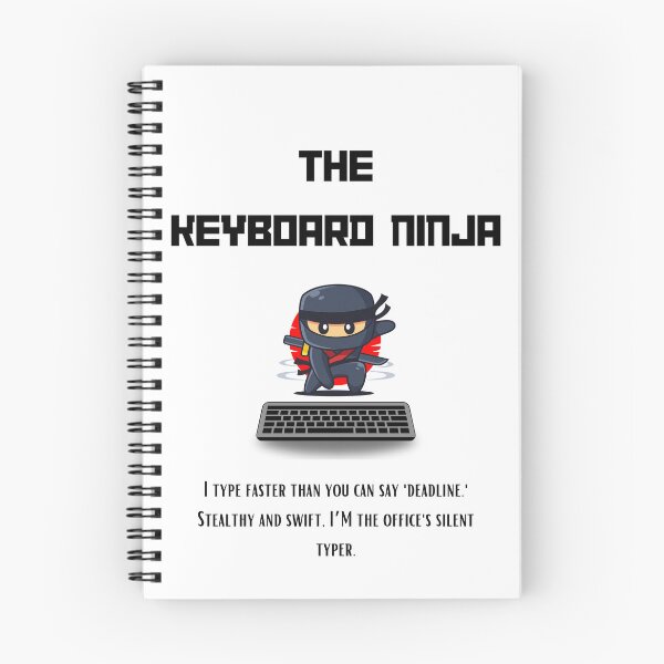 Item preview, The Keyboard Ninja Fast Typist Office Design designed and sold by Anita Ohulo.