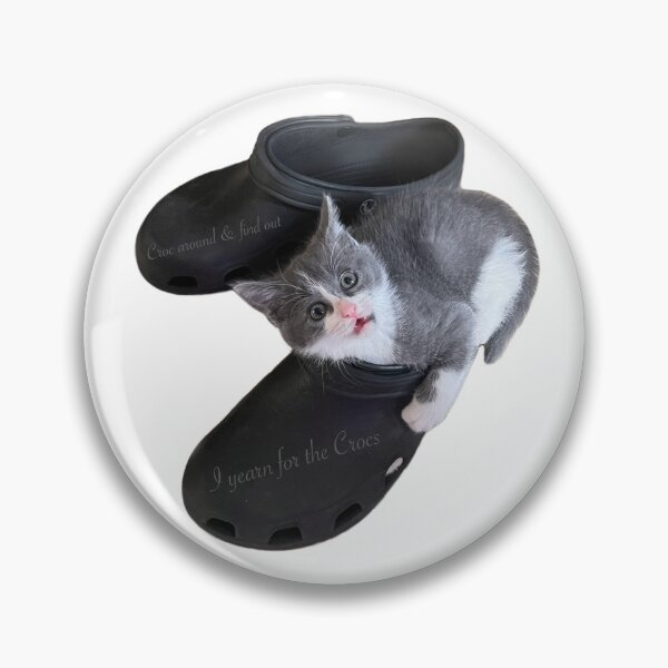 Item preview, Croc Kitten Feral Animal Crocs Cats Funny designed and sold by ryssashay.