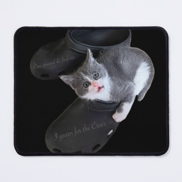 Item preview, Croc Kitten Feral Animal Crocs Cats Funny designed and sold by ryssashay.