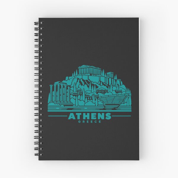 Item preview, Athens Greece Line Art Skyline Poster designed and sold by CMYKStudio.