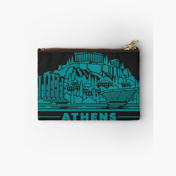 Item preview, Athens Greece Line Art Skyline Poster designed and sold by CMYKStudio.