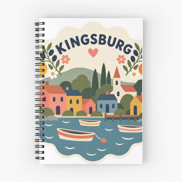 Item preview, Kingsburg Canada Travel Souvenir Modern Folk Art designed and sold by VisualArtsOasis.