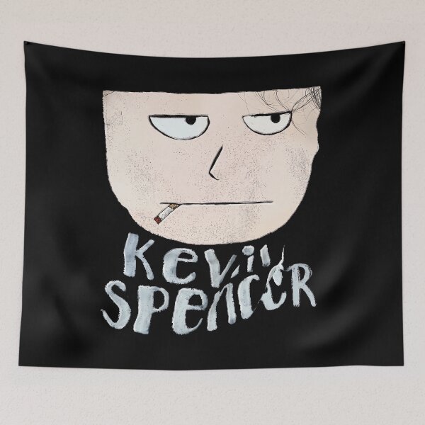 Aperçu de l'œuvre Kevin Spencer avec une cigarette superposée créée et vendue par aleggsaurus.
