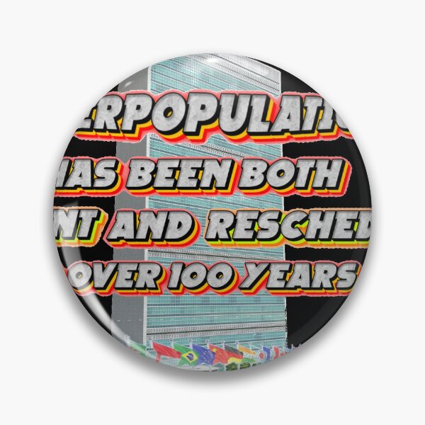 Item preview, overpopulation truth news logo designed and sold by VWscout2.