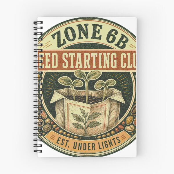 Item preview, Zone 6b Seedling Club Vintage Garden Badge designed and sold by BoosterShop.