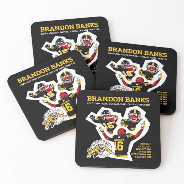 Item preview, Brandon Banks 2026 Canadian Football Hall Of Fame Inductee designed and sold by aleggsaurus.