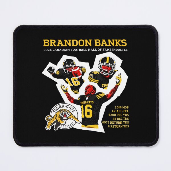 Item preview, Brandon Banks 2026 Canadian Football Hall Of Fame Inductee designed and sold by aleggsaurus.