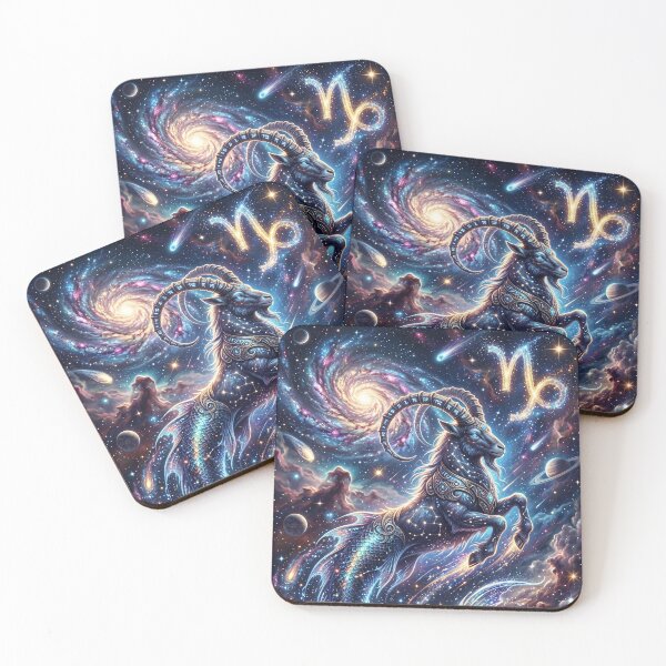 Item preview, Capricorn Sign - Zodiac Fantasy Art designed and sold by Lucid Dream Pixel.