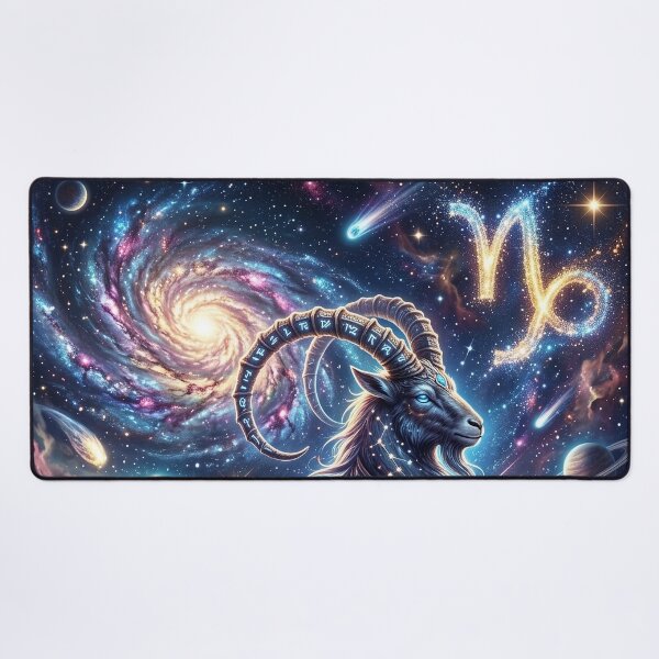 Item preview, Capricorn Sign - Zodiac Fantasy Art designed and sold by Lucid Dream Pixel.