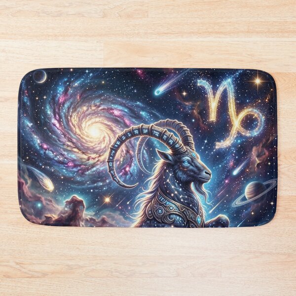 Item preview, Capricorn Sign - Zodiac Fantasy Art designed and sold by Lucid Dream Pixel.