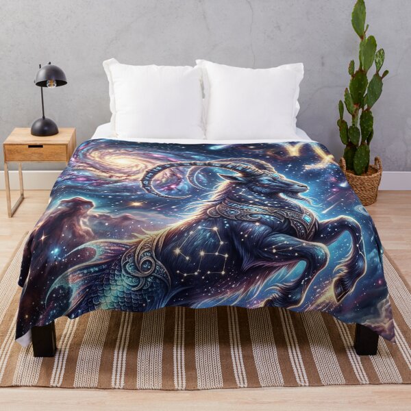 Item preview, Capricorn Sign - Zodiac Fantasy Art designed and sold by Lucid Dream Pixel.