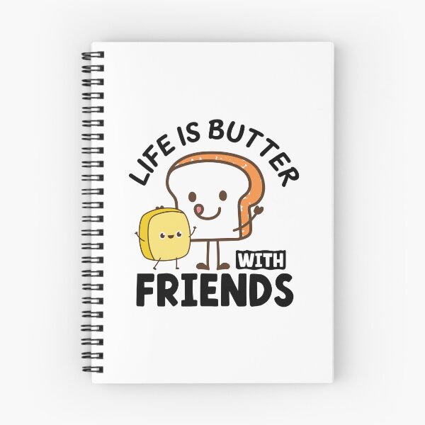 Item preview, Life is Butter with Friends designed and sold by PunnyLoaf.