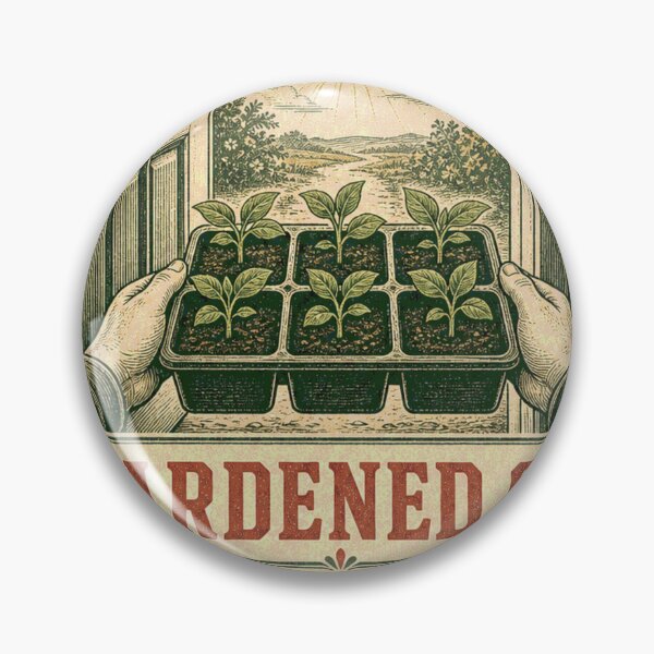 Item preview, Hardened and Ready Growing Oval Badge designed and sold by BoosterShop.