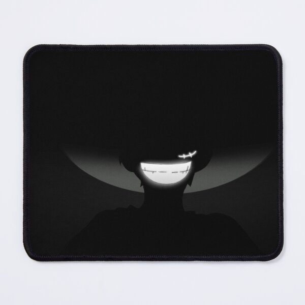 Item preview, Mysterious dark Luffy silhouette showing glowing smile and scar designed and sold by a1-x.