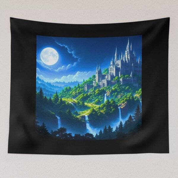 Item preview, Moonlit Castle designed and sold by AADesigns42.