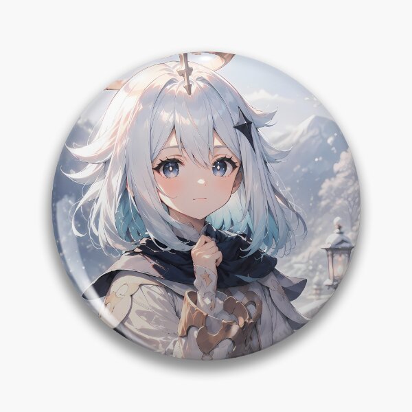 Item preview, Paimon Genshin Impact Peaceful Snowy Garden Morning designed and sold by mildaclairmo.