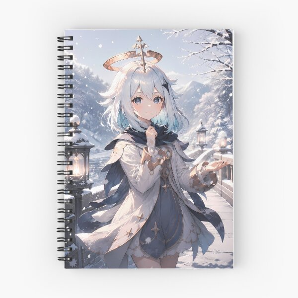 Item preview, Paimon Genshin Impact Peaceful Snowy Garden Morning designed and sold by mildaclairmo.