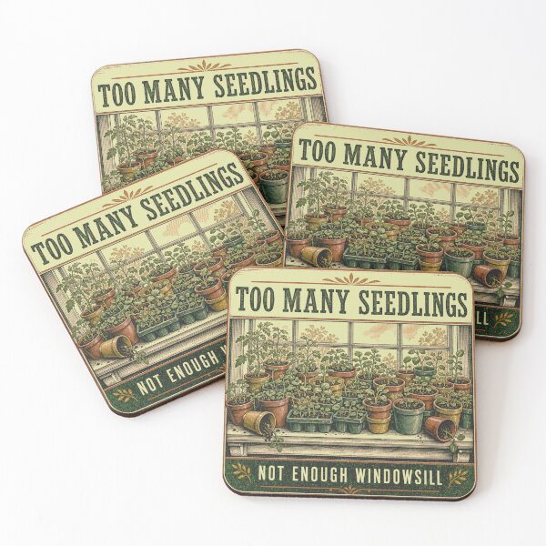 Item preview, Too many seedlings. Too few windowsill signs. designed and sold by BoosterShop.
