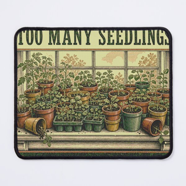 Item preview, Too many seedlings. Too few windowsill signs. designed and sold by BoosterShop.