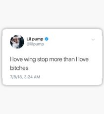 Pegatina Wingstop Lil Pump