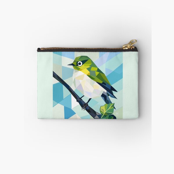 Item preview, Geometric Silvereye – Western Australia Bird Art designed and sold by WildPaletteMM.
