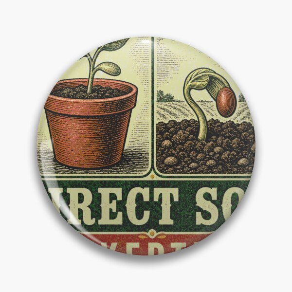 Item preview, Direct sowing skeptics vintage garden crest designed and sold by BoosterShop.
