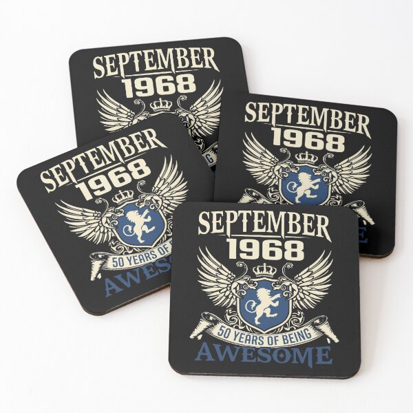 Item preview, September 1968 50 Years Of Being Awesome designed and sold by aleggsaurus.