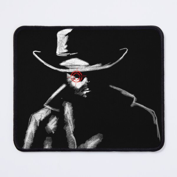 Item preview, The abstract cowboy in white woven lines and a red target point designed and sold by a1-x.