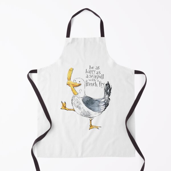 Item preview, Be As Happy As A Seagull With A French Fry Seagull designed and sold by aleggsaurus.