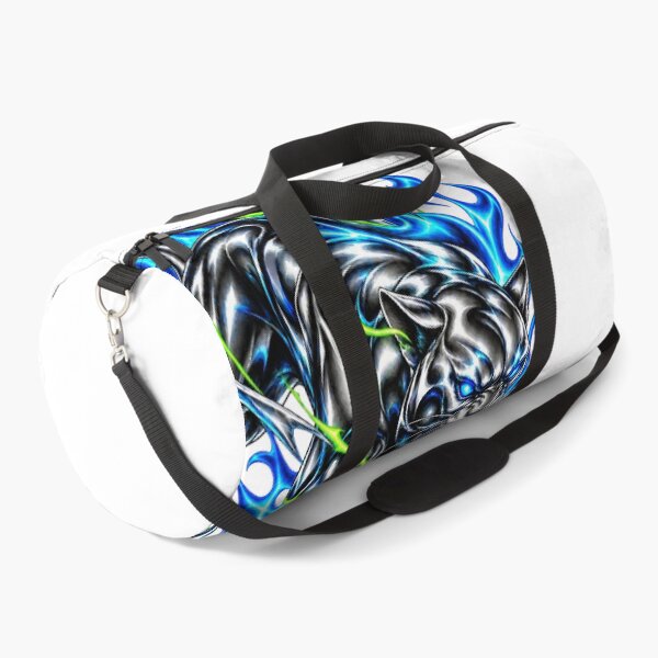 Item preview, Chrome Panther Blue Flame Y2K Streetwear Graphic designed and sold by RAX Mirth Studio.