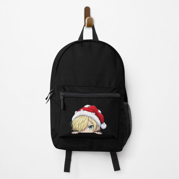 Item preview, Yuri Plisetsky Christmas Peeking Chibi designed and sold by mildaclairmo.