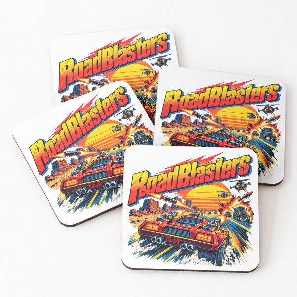 Item preview, RoadBlasters – Retro Arcade Combat Racing designed and sold by DopeyRobot.
