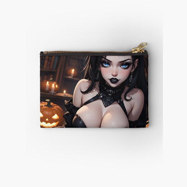 Item preview, Hot Halloween Anime Girl Goth Mommy Waifu Woman designed and sold by Your New Fixation.