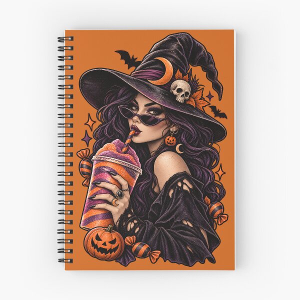 Item preview, Glam Halloween Witch with Drink designed and sold by MundoDISARE.