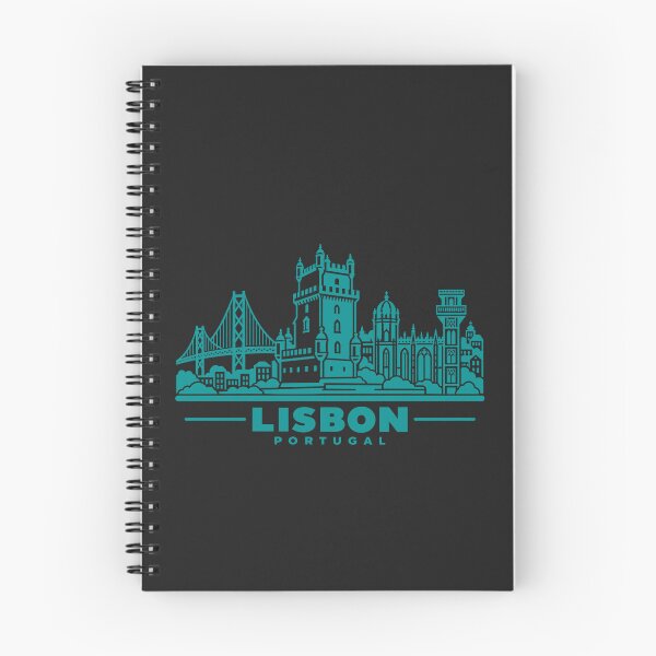Item preview, Lisbon Portugal Line Art Skyline Poster designed and sold by CMYKStudio.