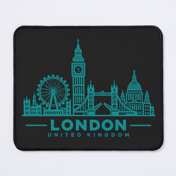 Item preview, London United Kingdom Line Art Skyline Poster designed and sold by CMYKStudio.